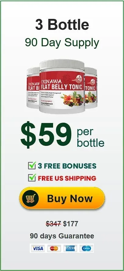Okinawa Flat Belly Tonic - 3 Bottle